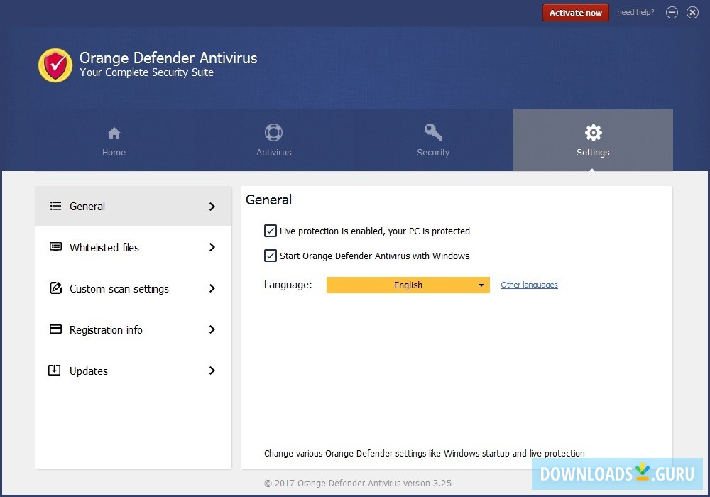 Orange Defender Antivirus