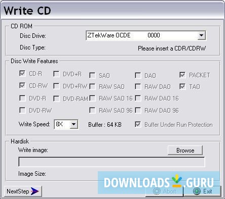 Write CD