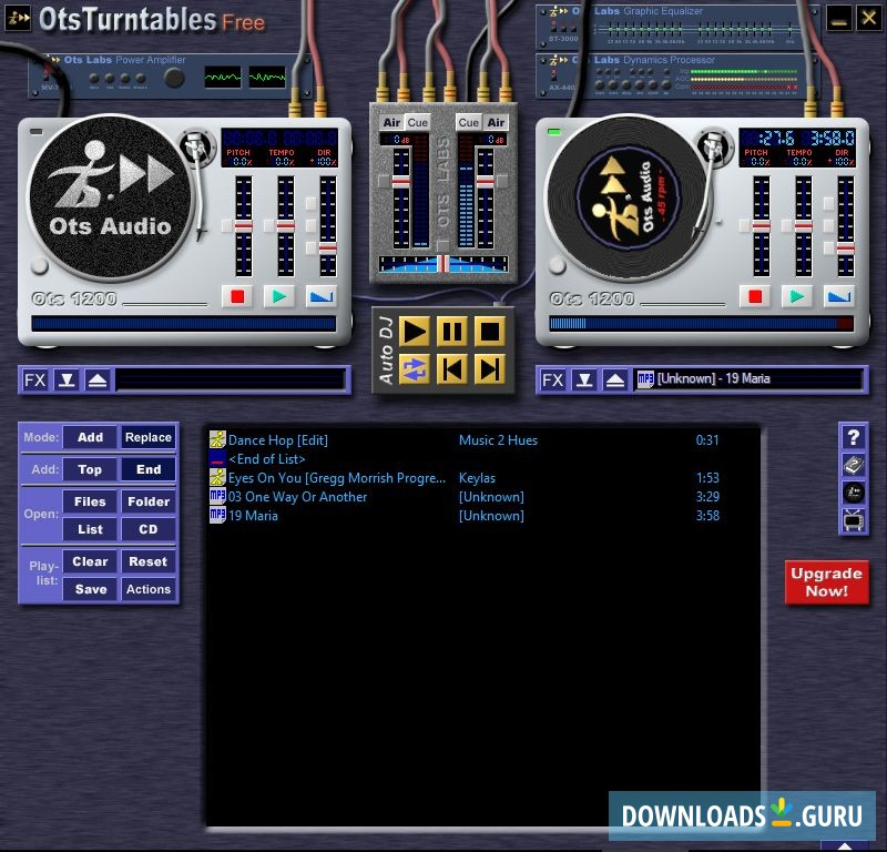 Playing file