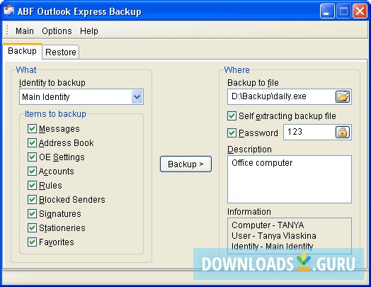 installing outlook express 6 on windows 7
