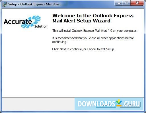 Outlook Express Mail Alert