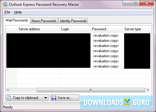 outlook password recovery master serial