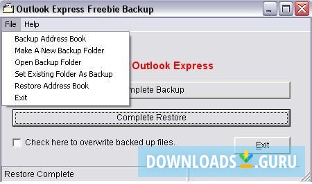 installing outlook express 6 on windows 7