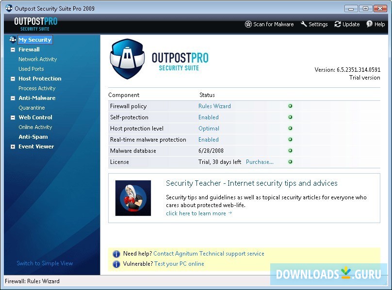 Outpost Security Suite Pro