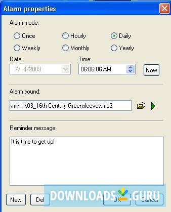 Creating my own alarm