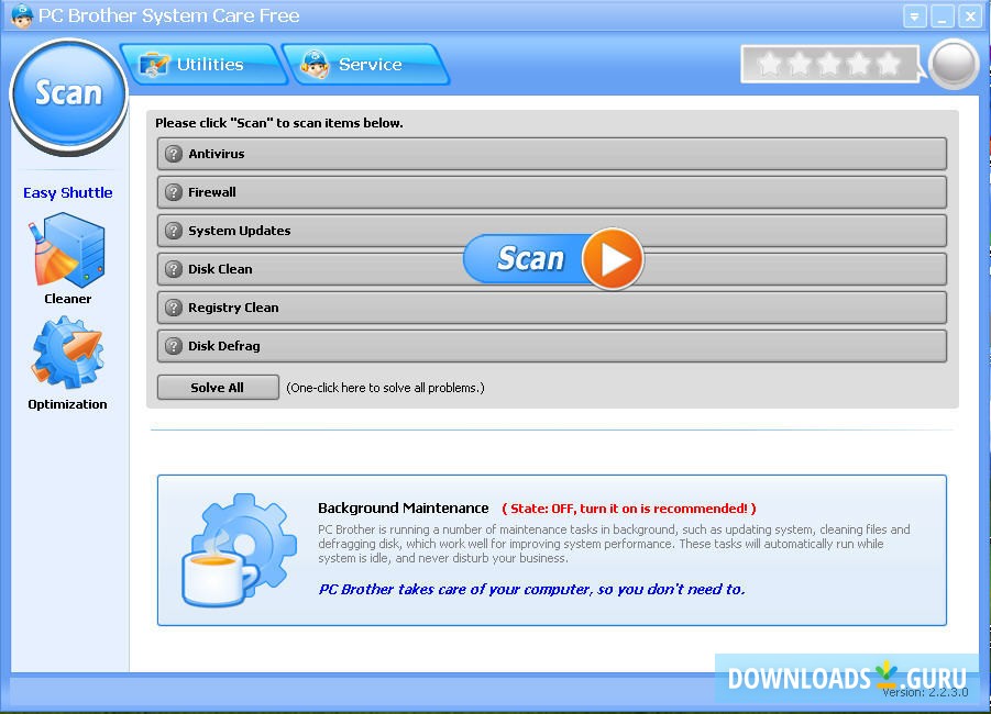 PC Brother System Care Free
