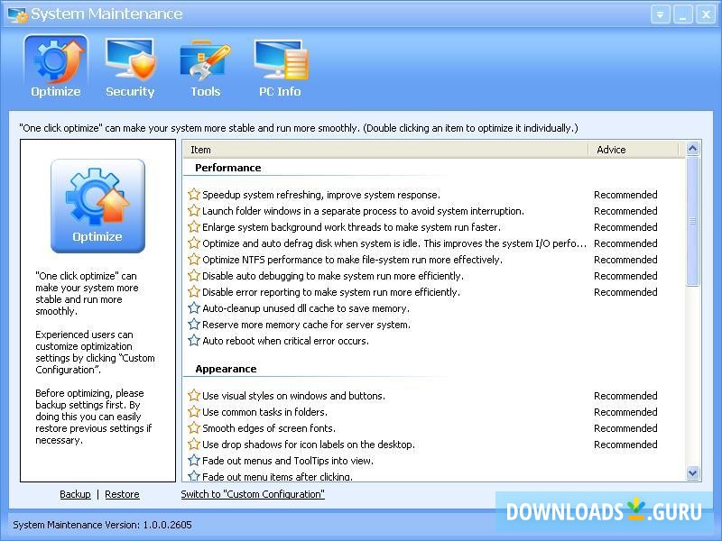 PC Brother System Care Free