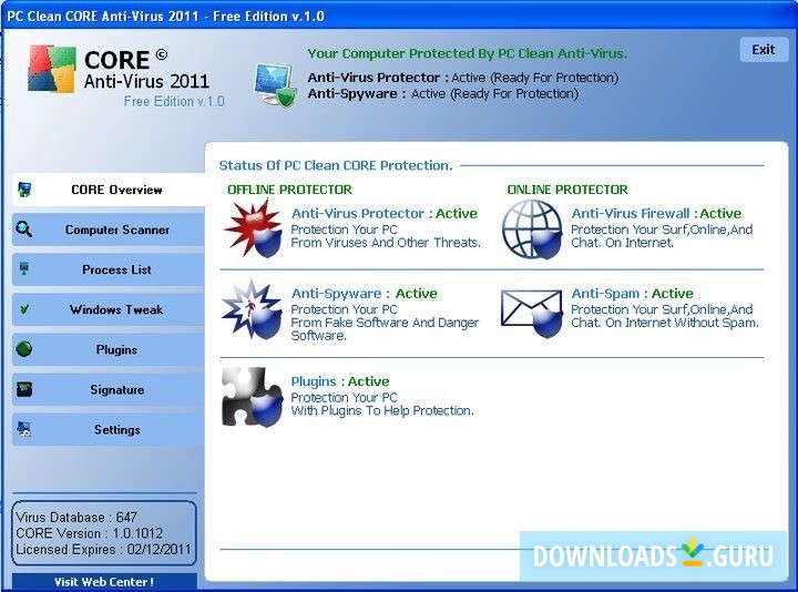 PC Clean CORE - Anti-Virus 2011