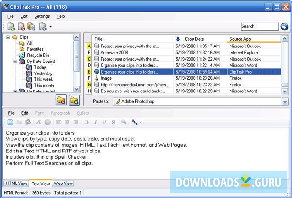 PC Magazine ClipTrak Pro