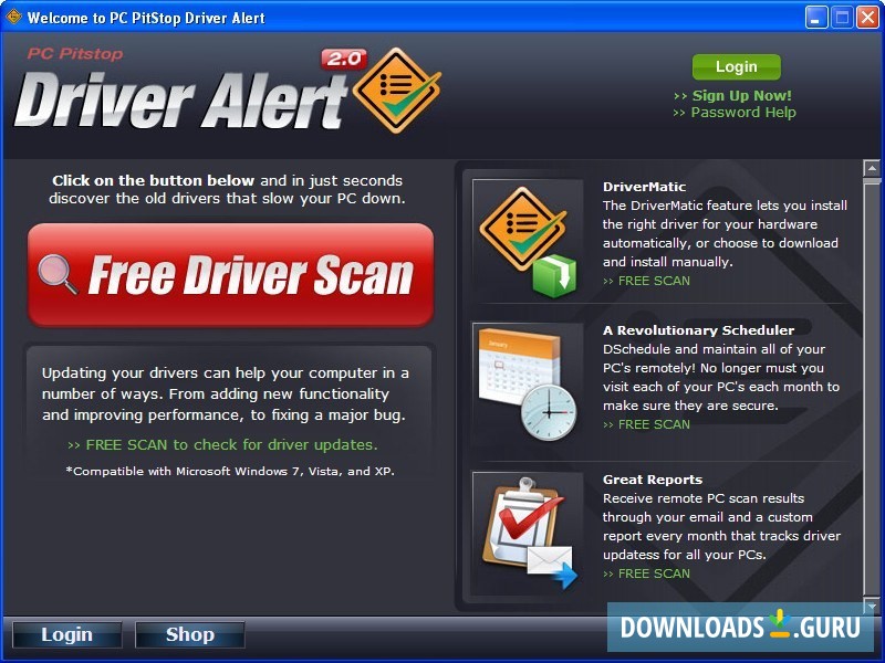 PC Pitstop Driver Alert
