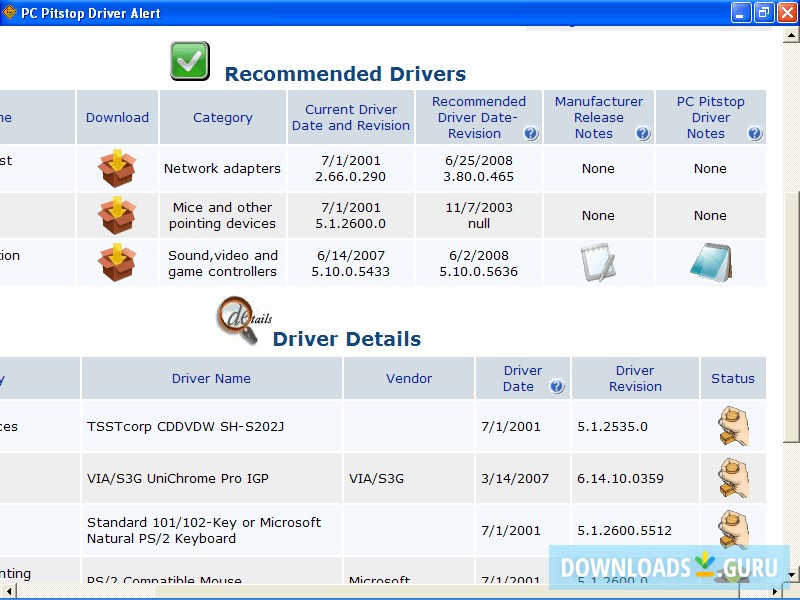 PC Pitstop Driver Alert