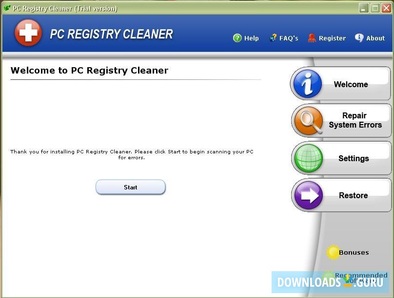 free windows registry repair microsoft