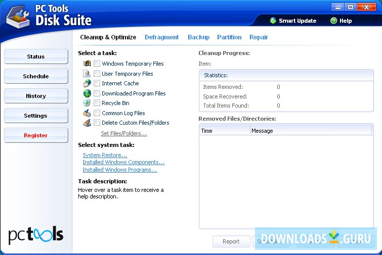 PCTools Clean & Optimize