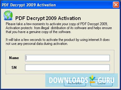 PDF Decrypt 2009