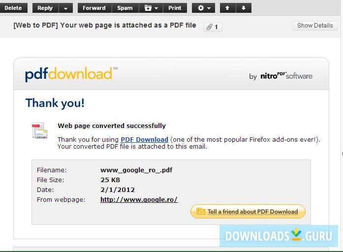 PDF Download for Internet Explorer