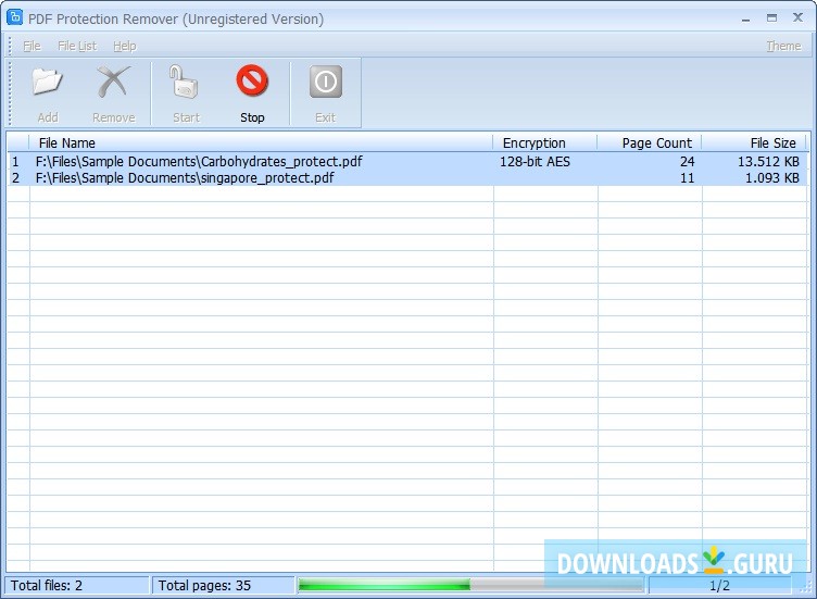 PDF Protection Remover
