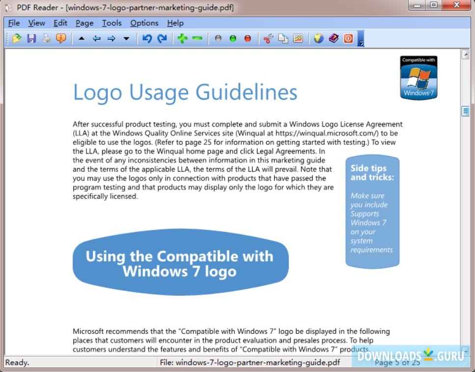 PDF Reader for Windows 7