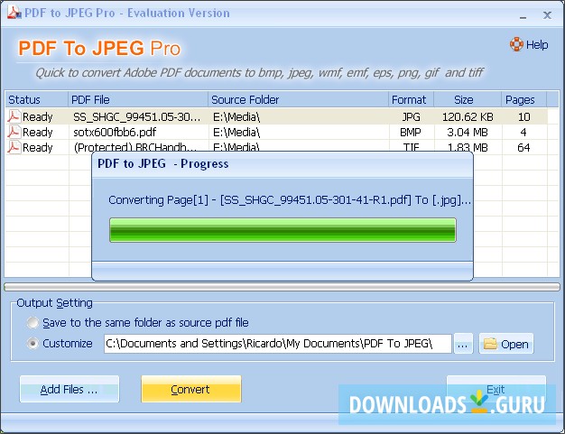 Conversion in Progress