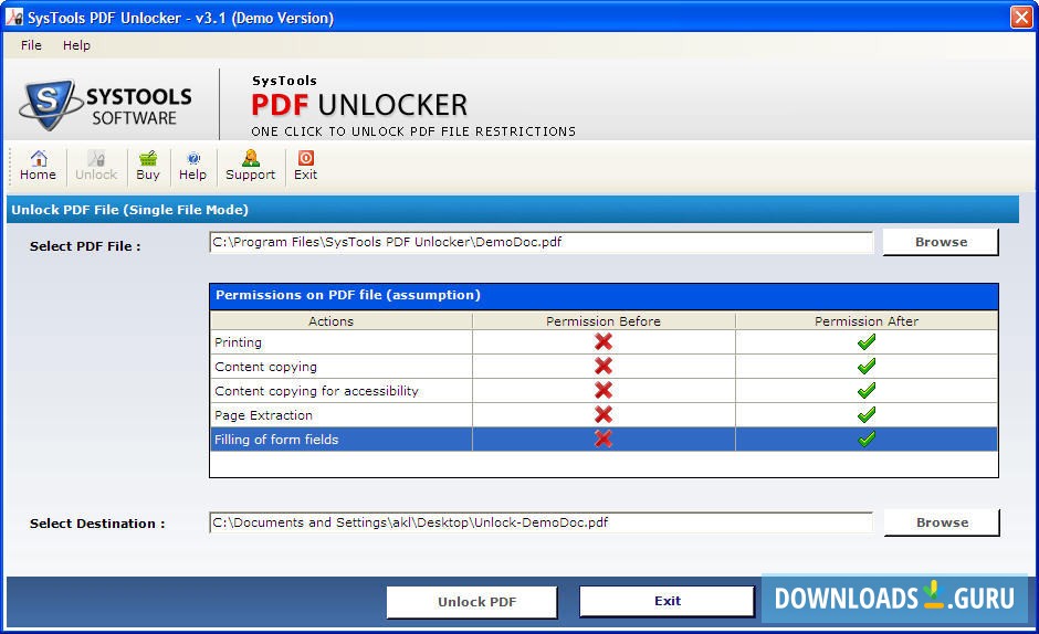 free pdf unlocker