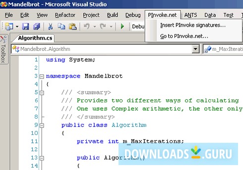 PInvoke.net Visual Studio Add-In