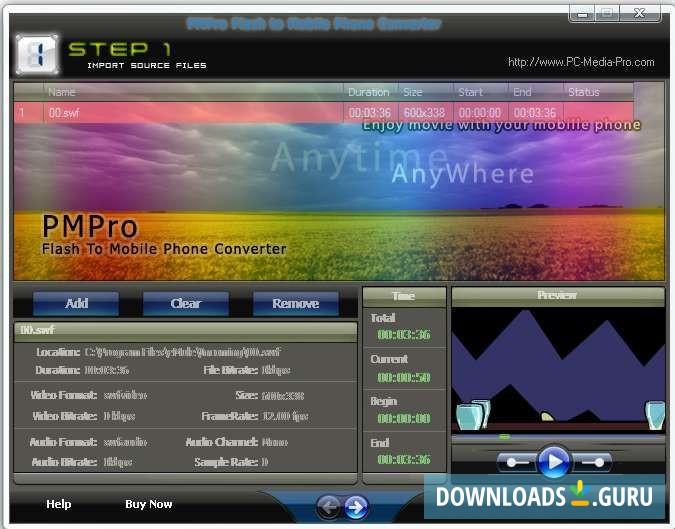 PMPro Flash To Mobile Phone Converter