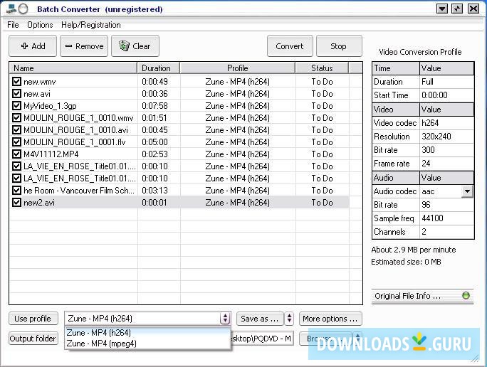 PQ DVD to Zune Video Suite