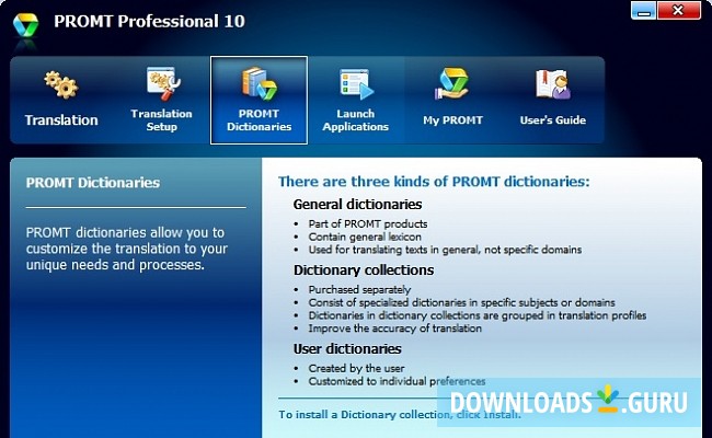 download thomson dictionaries for penetrate pro