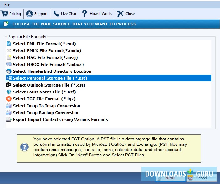 PST to MBOX Converter
