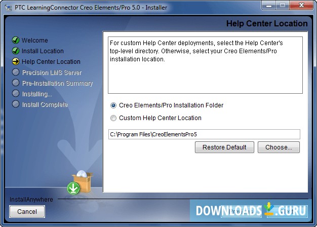 PTC LearningConnector Creo Elements/Pro