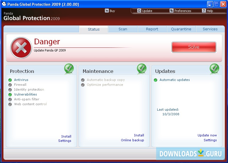 download panda antivirus pro 2009 free