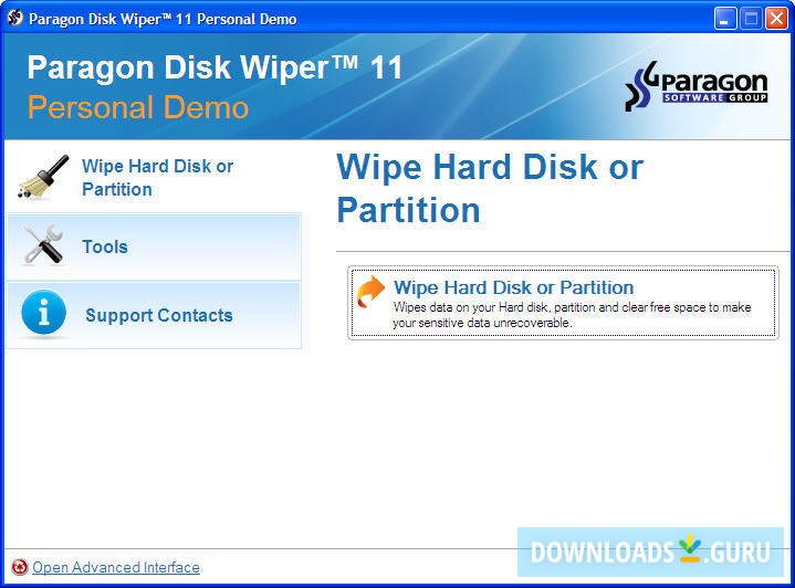 Paragon Disk Wiper