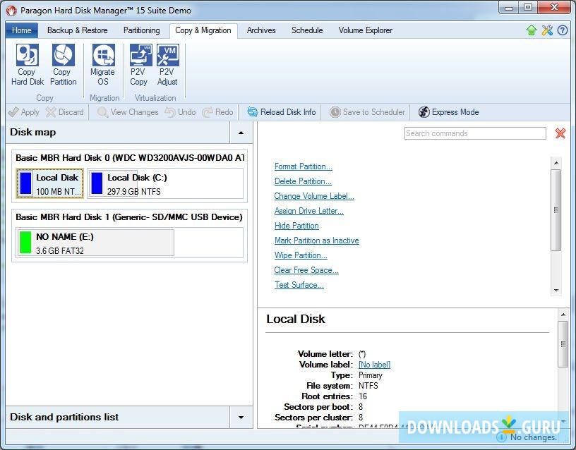 paragon software hard disk manager 16