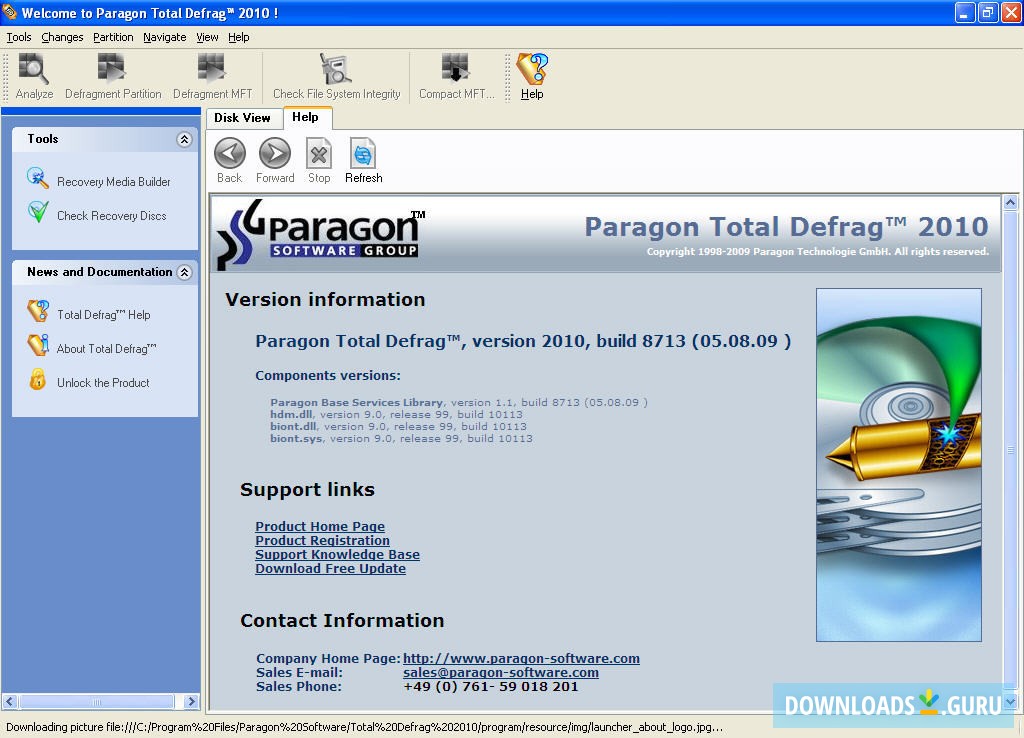 Paragon Total Defrag