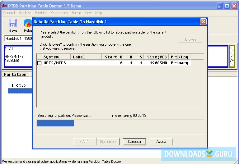 partition table doctor free download full version