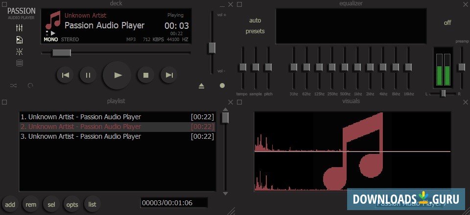 Passion Audio Player