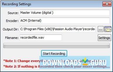 Passion Audio Player