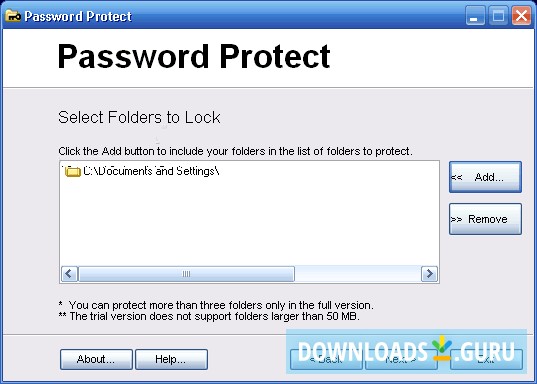 Lock Folders