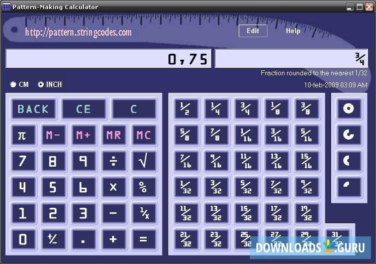 Pattern-Making Calculator