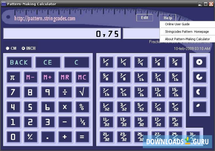 Pattern-Making Calculator
