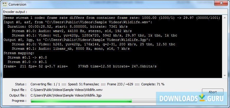 Pazera Free Video to 3GP Converter
