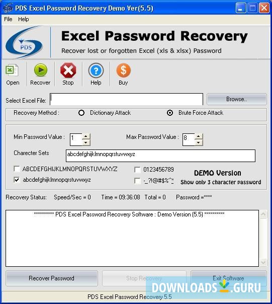 Perfect Data Solutions Excel Password Recovery