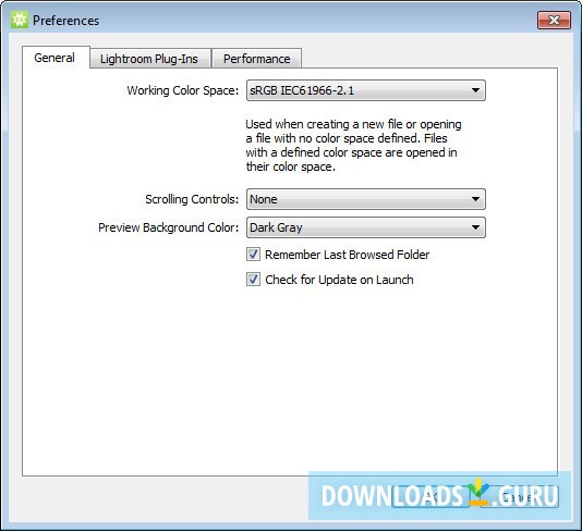 General Settings