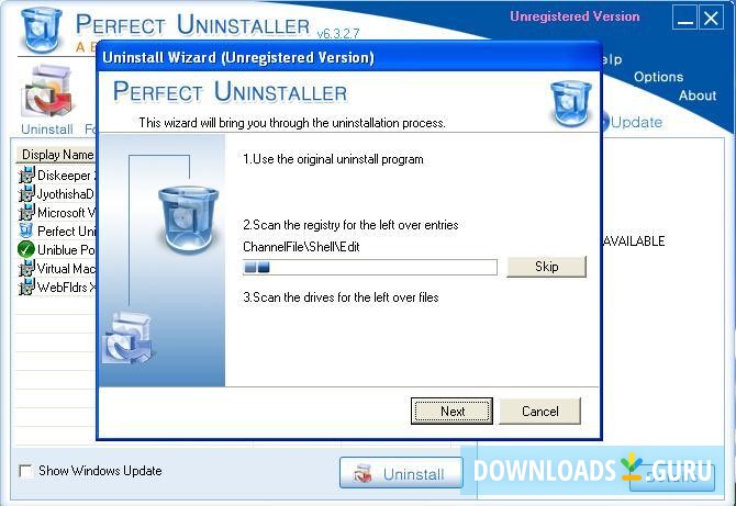 perfect uninstaller key for 6.3.4