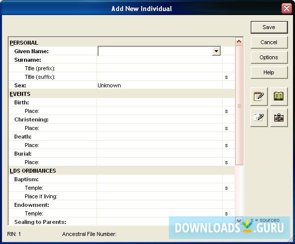 Add New Individual