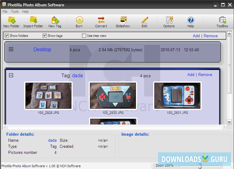 Photilla Photo Album Software