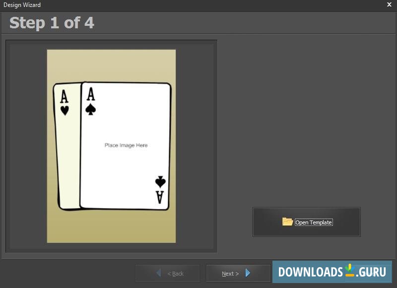 Wizard - Select Template