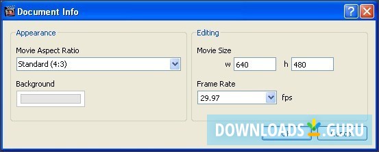 Video Properties Window
