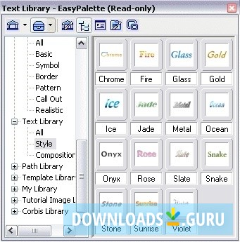 Text library