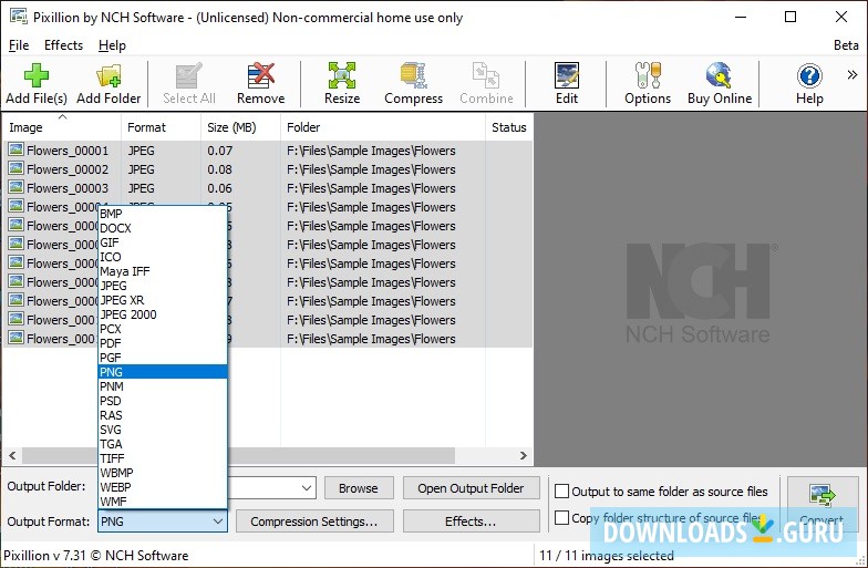 download the new version for android NCH Pixillion Image Converter Plus 11.45