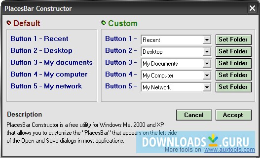 Placesbar Constructor